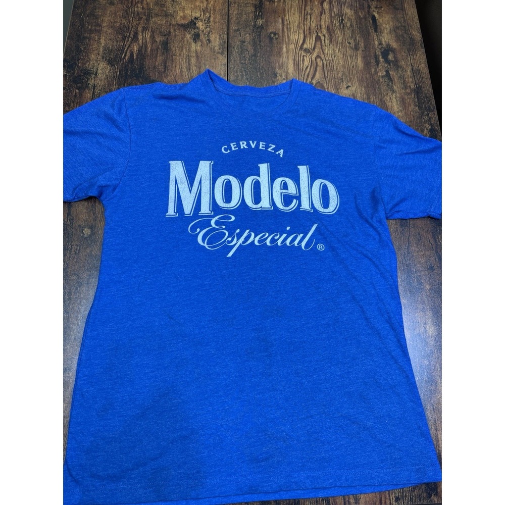 Modelo Beer Shirt Blue Men's Size Large Foundry‎ Public House